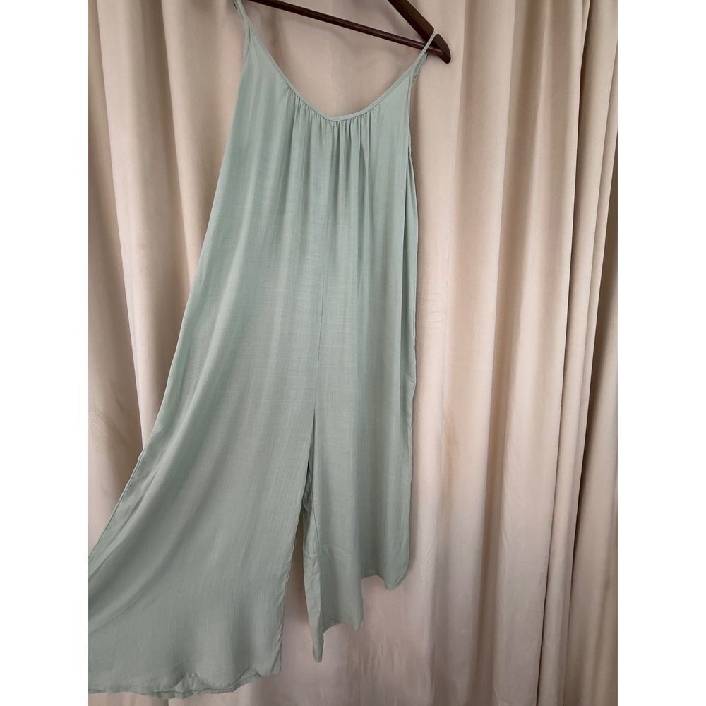 Shinestar Light Green Wide-Leg Jumpsuit – Size Medium - Picture 5 of 9